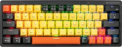 Mechanical gaming keyboard GAMEZONE EVO2 Hot Swap 63, Yellow