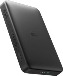 ESR Qi2 MagSlim Magnetic Power Bank 10,000 mAh Black