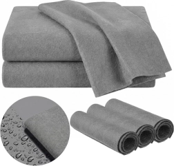 Set of microfiber cloths for glass and windows 30 × 40 cm (3 pcs) RUHHY