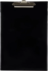 Pisna podloga A4 s kovinsko sponko Classic črna