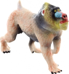 Figurine en plastique mandrill 10 cm