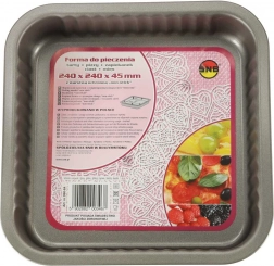 Non-stick baking pan 24x24 cm gray