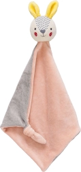 Petit Collage Pink Bunny Lovey in Organic Cotton