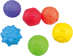Set di palline testurizzate 6 pezzi