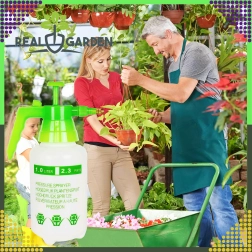 Ročni tlačni razpršilnik 1 l zelen