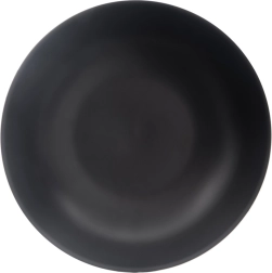 Deep ceramic plate black 20.5 cm, 800 ml