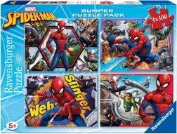 Puzzle 4×100 Pieces SPIDER-MAN Bumper Pack