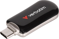 USB‑C flash drive VERBATIM Plectra 128 GB (100 MB/s) black
