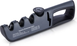 Manual Knife Sharpener with Stepless 14–24° Angle Adjustment and Four Sharpening Stages Vilde
