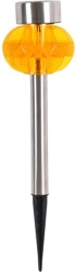 Solar garden light 8 × 34 cm plastic/stainless steel, LED