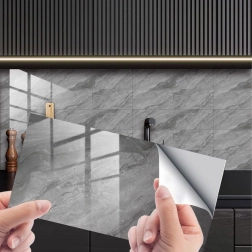 Self-adhesive marble wall panels 30 × 15 cm, set of 16 pcs