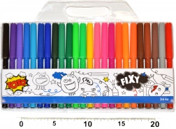 set of 24 colored markers
