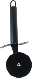 Steel pizza cutter, black, 20 cm