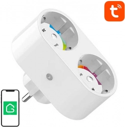 Dual Smart Wi‑Fi Outlet Gosund with Energy Monitoring 3680 W, Tuya