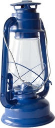 Lampada a petrolio 30 cm blu