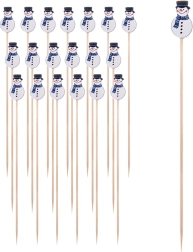 Bambusova zobotrebca za kanapeje 13 cm, 20 kos