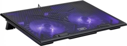 Cooling pad MS Cool D105 LED 2X USB black
