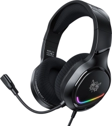Onikuma X31 gamer fejhallgató RGB világítással és 50 mm-es meghajtókkal