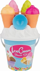 Androni Medium Sand Set with Ice Cream Theme – Blue