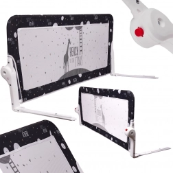 Crna zaštitna ograda za krevet 150 cm