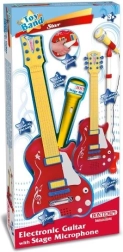 Bontempi rocková kytara s nastavitelným stojanovým mikrofonem