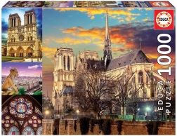 Puzzle Notre Dame collage 1000 pieces