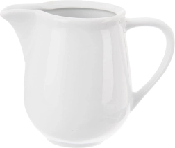 Pot à lait en porcelaine Mona blanc 260 ml