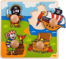 Puzzle ad incastro Pirati di Bigjigs Toys