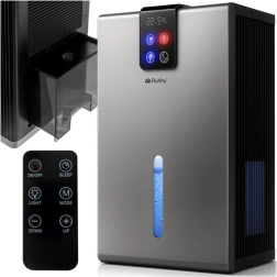 Silver RUHHY air dehumidifier with Peltier module and LED