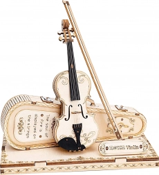 Wooden 3D Puzzle Viola – Decorative Model
