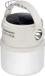 Kamp svjetiljka Superfire T22 sa solarnim punjenjem i 360° osvjetljenjem