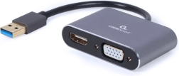 Adattatore USB 3.0 a HDMI e VGA