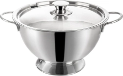 Roestvrijstalen soepterrine met deksel Orion 4,5 l