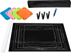 Vilten puzzelmat voor 500–2000 stukjes met opblaasbare buis