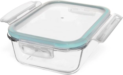 Barattolo in vetro per alimenti con coperchio ermetico e guarnizione 1 l