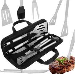 KAMINER grill eszközkészlet 5 db, tokkal