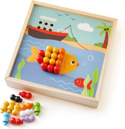 Mosaico in legno Spiaggia BIGJIGS TOYS