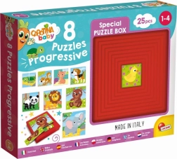 Progressieve puzzel babydieren 8-in-1 LISCIANI
