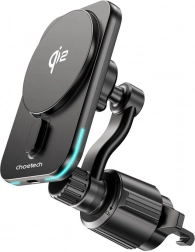 Vezeték nélküli autós töltő CHOETECH MagLeap Qi2 15 W