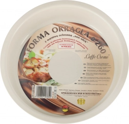 Round Baking Tin 26 cm Caffe Creme