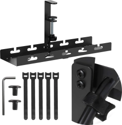 Onder-tafel kabelorganizer met snelspanklem 40 cm