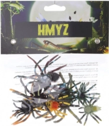 Plastic Spiders 10 pcs in Bag