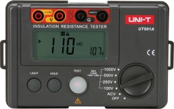 Tester di resistenza d’isolamento UNI‑T UT501A