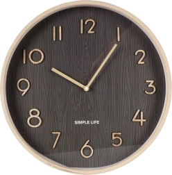 Grey wall clock 38 cm
