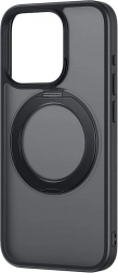 Baseus SkyRing custodia magnetica con supporto per iPhone 14 Pro Max + vetro temperato (nera)
