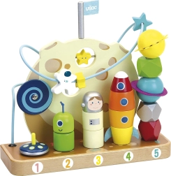 Vilac Space Counting – wooden motor skills toy