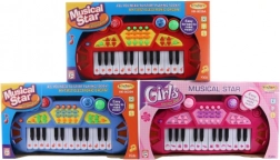 Pianolino per bambini con suoni di animali a batteria