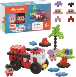 Vafle mini - Brandweerauto 80 elementen