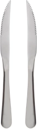 Orion stainless steel knives for steaks and burgers, 2 pcs