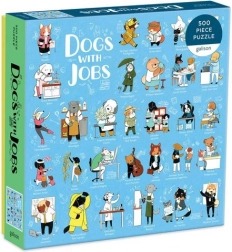 Galison Puzzle Dogs at Work 500 Pieces